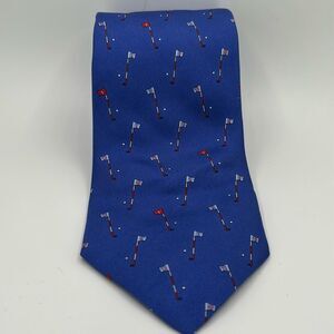 Brooks Brothers 100% Silk 18-hole golf tie
